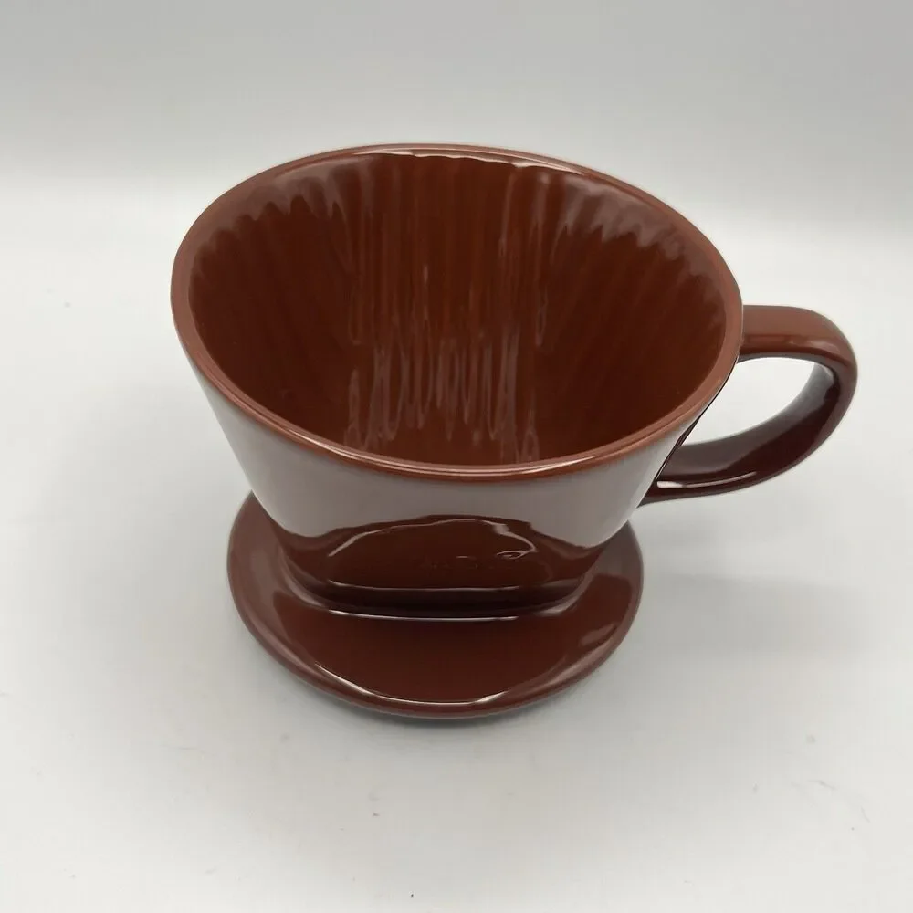 DOWAN Pour over Coffee Dripper, Non Electric Pour over Coffee Maker Porcelain